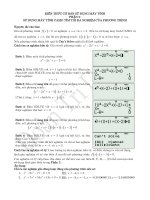 SỬ DỤNG MÁY TÍNH ĐỂ TÌM TỐI ĐA NGHIỆM