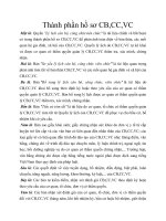 Thành phần hồ sơ CB