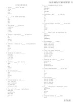 1926 câu hỏi trắc nghiệm tiếng anh ôn thi THPT quốc gia 