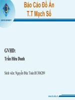 đồ án Mạch số mạch đếm modulo 10 đếm lên kiểu preset