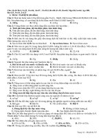 De kiem tra 1 tiet hoa hoc 10lan 2 HKII