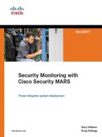 Cisco Press Security Monitoring with Cisco Security MARS _ www.bit.ly/taiho123