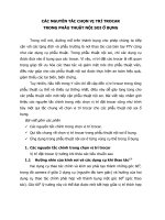 CÁC NGUYÊN TẮC CHỌN VỊ TRÍ TROCAR TRONG PHẪU THUẬT NỘI SOI Ổ BỤNG