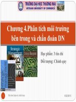 Slide Quản trị chiến lược_Chương 4.Phân tích môi trường bên trong và chẩn đoán doanh nghiệp