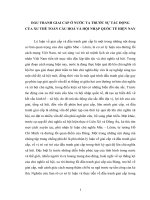 TIỂU LUẬN CHUYÊN NGÀNH   đấu TRANH GIAI cấp ở nước TA TRƯỚC sự tác ĐỘNG của XU THẾ TOÀN cầu hóa và hội NHẬP QUỐC tế HIỆN NAY