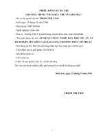 Áp dụng công nghệ dạy học dự án và tích hợp liên môn vào bài giảng thường thức mỹ thuật