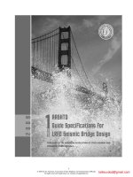 AASHTO guide specifications for LRFD seismic bridge design