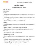 Giáo án mầm non chủ đề Gia đình