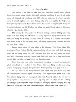 Dùng phương pháp trung bình trượt để dự báo số lượng người sử dụng dịch vụ internet của Việt Nam năm 2013 thông qua số liệu các năm 20032012