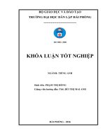 Khóa luận tốt nghiệp ngoại ngữ vietnamese translation of idioms in love story by erich segal 