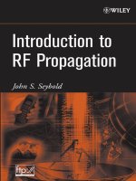 Introduction To RF Propagation Wiley Interscience