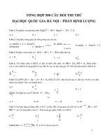 Luyện thi THPT Quốc gia môn Toán 500 câu có đáp án