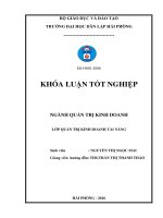 Hoàn thiện công tác kế toán thanh toán với người mua – người bán tại công ty TNHH TM chấn phong 