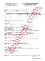 Tổng hợp đề thi toán cao cấp ĐH Kinh tế TP HCM