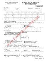 Tổng hợp đề thi toán cao cấp ĐH Kinh tế TP HCM
