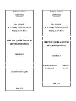 Nghiên cứu chế tạo mô hình bàn máy CNC điều khiển vị trí bằng động cơ thủy lực