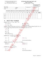 Tổng hợp đề thi toán cao cấp các khóa Đại học Kinh tế TP HCM