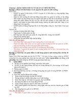 đề cương môn quản lý môi trường