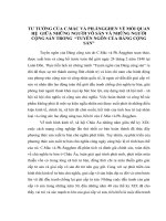 TIỂU LUẬN   tư TƯỞNG của mác và ENGHEN về mối QUAN hệ GIỮA NHỮNG NGƯỜI vô sản và NHỮNG NGƯỜI CỘNG sản TRONG tác PHẨM TUYÊN NGÔN ĐẢNG CỘNG sản