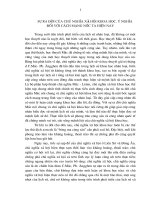 TIỂU LUẬN CHUYÊN NGÀNH   sự RA đời của CHỦ NGHĨA xã hội KHOA học và ý NGHĨA đối với CÁCH MẠNG VIỆT NAM HIỆN NAY