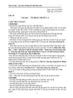 Giáo án dạy – học theo hướng tích hợp liên môn.Văn bản:     ÔN DỊCH, THUỐC LÁ
