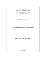 Tư tưởng hồ chí minh về đảng cầm quyền 