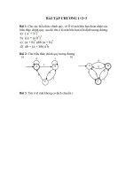 BÀI tập CHƯƠNG 1+2+3