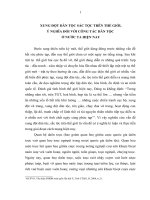 TIỂU LUẬN CHUYÊN NGÀNH   XUNG đột dân tộc, sắc tộc TRÊN THẾ GIỚI HIỆN NAY, ý NGHĨA đối với CÔNG tác dân tộc