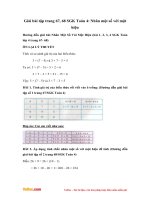 Giải bài tập trang 67, 68 SGK Toán 4: Nhân một số với một hiệu