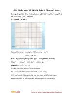 Giải bài tập trang 63, 64 SGK Toán 4: Đề-xi-mét vuông