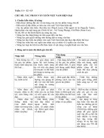 Giáo án CHỦ đề 11   HKI