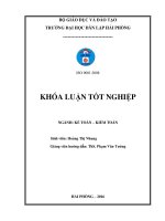 Hoàn thiện tổ chức kế toán thanh toán với người mua và người bán tại công ty TNHH xây lắp thương mại khởi đạt 