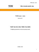 Tieu chuan ky thuat quoc gia ve thiet bi cuu hoa tren bien