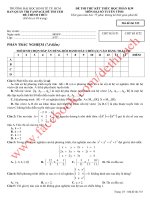 Tổng hợp đề thi toán cao cấp ĐH Kinh tế TP HCM