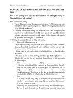 ĐỀ CƯƠNG ôn tập KINH tế môi TRƯỜNG