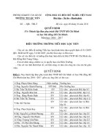 Quyet dinh thanh lap Ban phu trach Doi