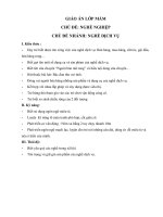 giáo án lớp mầm chủ đề nghề truyền thống ở địa phương