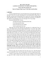 Báo cáo ĐTM Dự án xây dựng Bãi Chôn Lấp chất thải sinh hoạt huyện Gò Quao – Kiên Giang