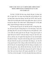 TIỂU LUẬN QUAN hệ QUỐC tế   CHIẾN lược TOÀN cầu và NHỮNG điều CHỈNH CHÍNH SÁCH QUAN sự AN NINH của mỹ SAU sự KIỆN 11 9