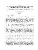 Khai thác và sử dụng nguồn tài liệu nước ngoài trong biên soạn chương trình Lịch sử Việt Nam ở bậc Trung học phổ thông