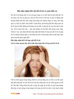 Dấu hiệu nhận biết rối loạn nội tiết tố nữ và cách điều trị