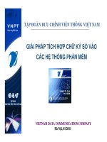 GIẢI PHÁP TÍCH HỢP CHỮ KÝ SỐ VÀO CÁC HỆ THỐNG PHẦN MỀM