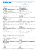 Thi online   OT11   ph, moi truong dung dich chat dien li p1   de 2