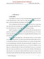 Đồ án thiết kế bể aerotank xử lý nước thải cao su