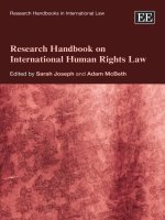 Research Handbook on International Human Rights Law  Research Handbooks on International Law
