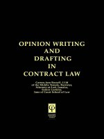 Opinion Writing  amp  Drafting in Contract Law 2
