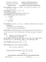 Đề khảo sát chất lượng môn toán lớp 10 trường chuyên vĩnh phúc lần 11