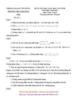 ĐỀ LUYỆN HSG TOÁN 8 năm 2015 2