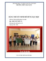 Mô hình đội ngũ đa năng trong môn Giáo dục quốc phòng dành cho học sinh THPT