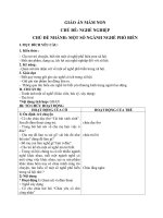 giáo án lớp mầm chủ đề nghề truyền thống ở địa phương   GA 8